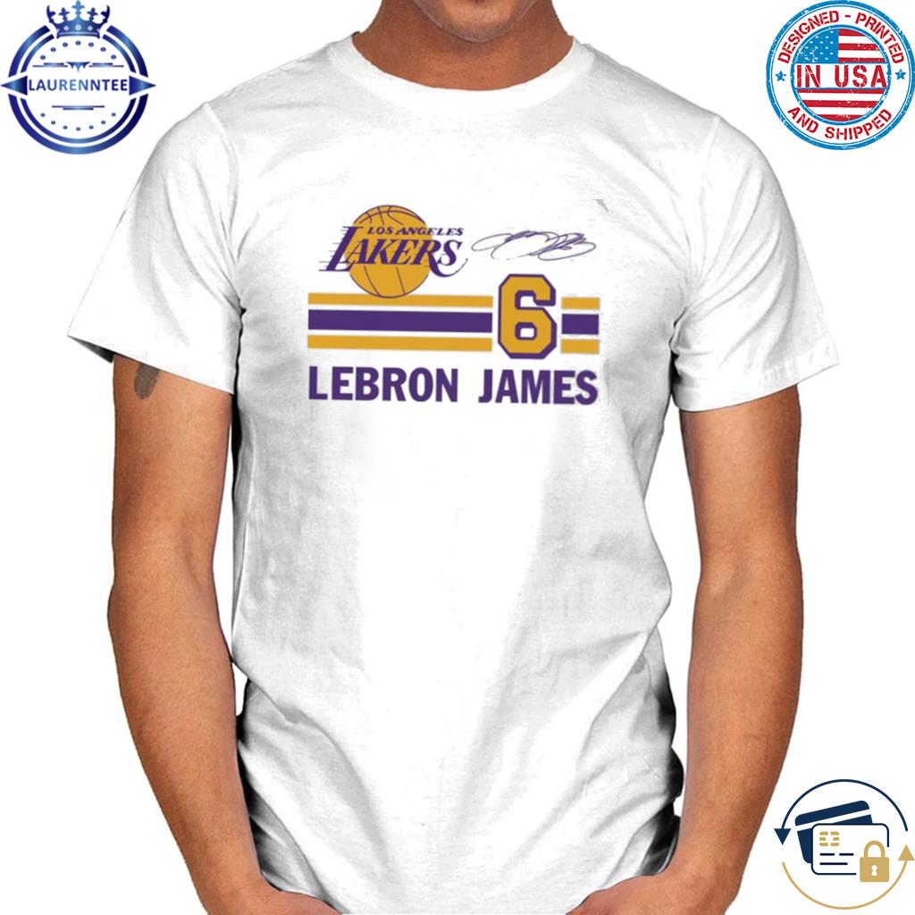 Official Lebron james los angeles lakers homage number tri-blend shirt