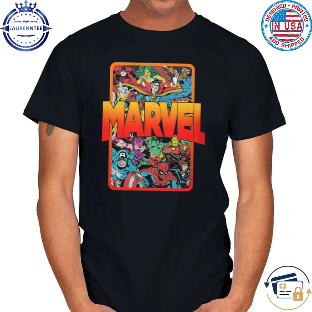 Official Mario judah wearing marvel comics old school characters shirt