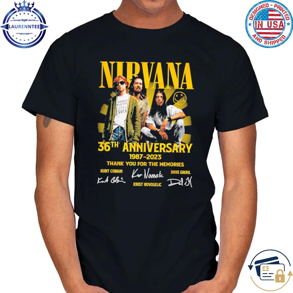 Official Nirvana 36th anniversary 1987-2023 thank you for the