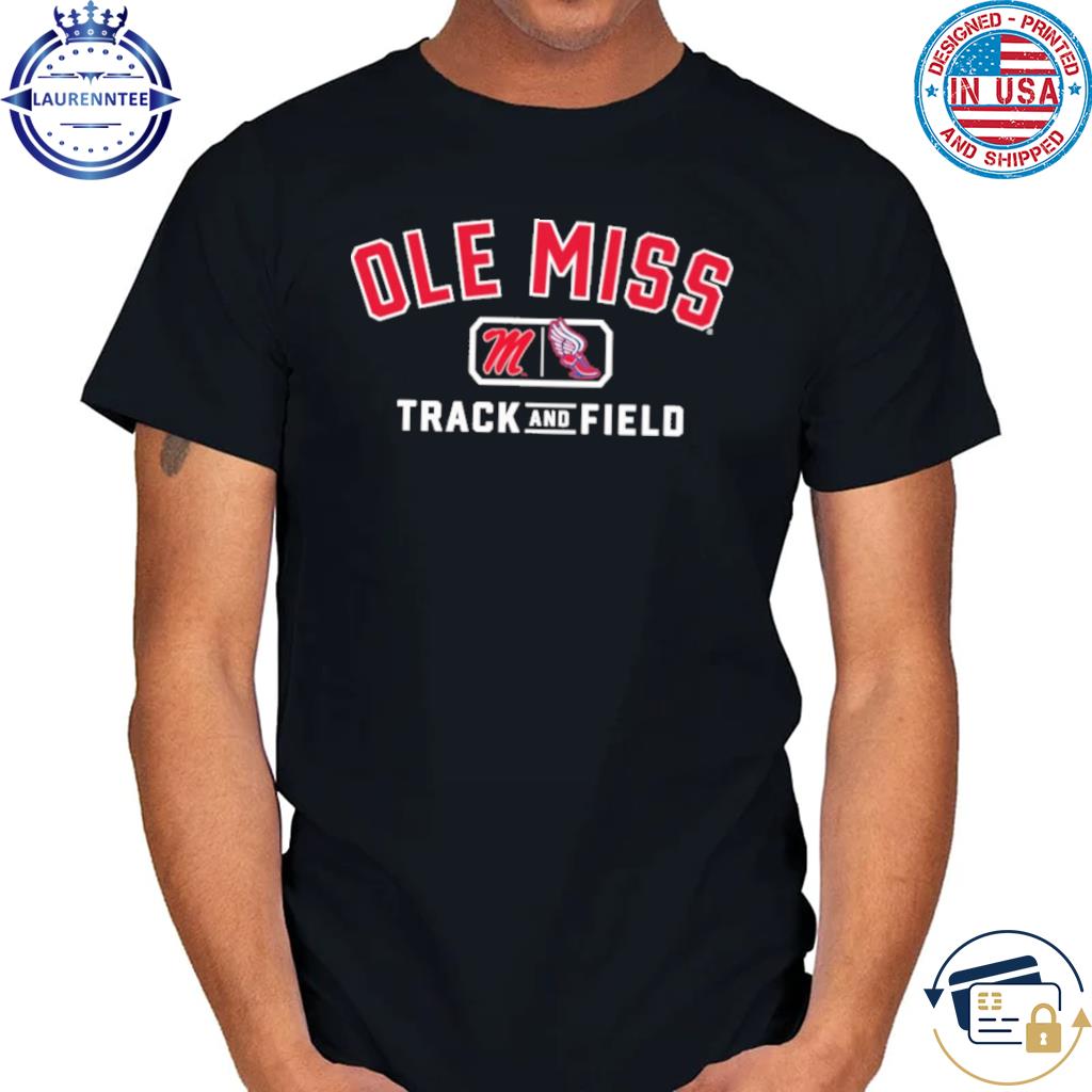 Official Ole miss rebels track & field lock-up shirt