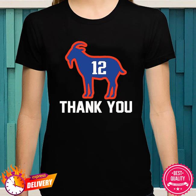 Thank You Tom Brady 12 Goat Shirt, hoodie, sweater, long sleeve and tank top