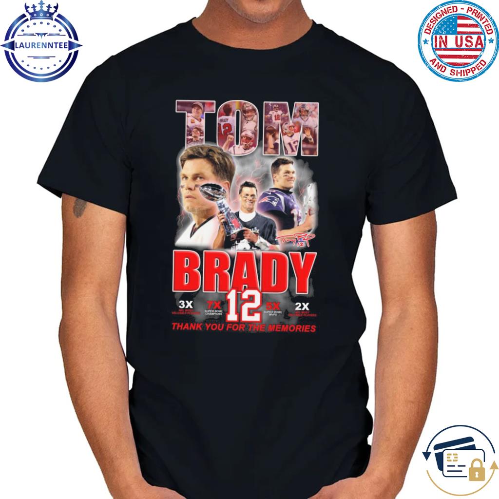 Official Pats all you need is love Tom Brady signature T-shirt