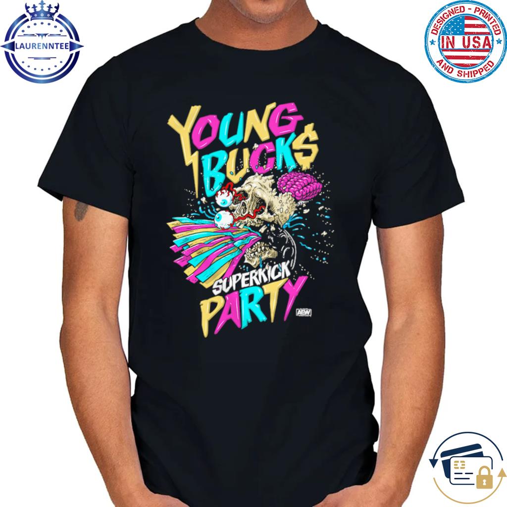 Official Young Bucks Superkick Party Shirt