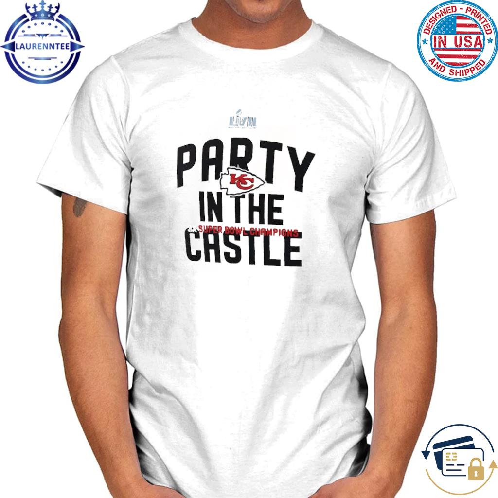 Party Kansas City Chiefs In The Castle Super Bowl LVII Champions  Celebration Parade T-Shirt, hoodie, sweater, long sleeve and tank top