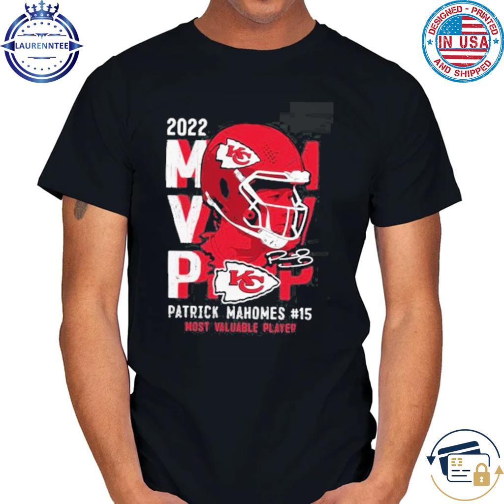 Patrick Mahomes Black Kansas City Chiefs 2022 NFL MVP T-Shirt