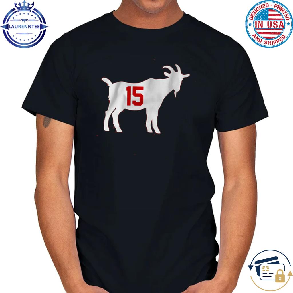 Patrick mahomes goat 15 shirt