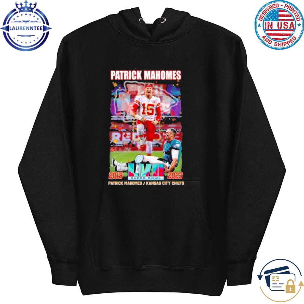 Patrick Mahomes LVII super bowl 2018 2023 Kansas city Chiefs shirt