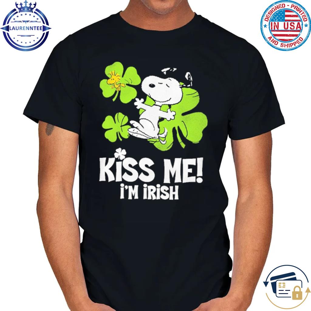 Peanuts Snoopy Kiss Me I’m Irish Pullover