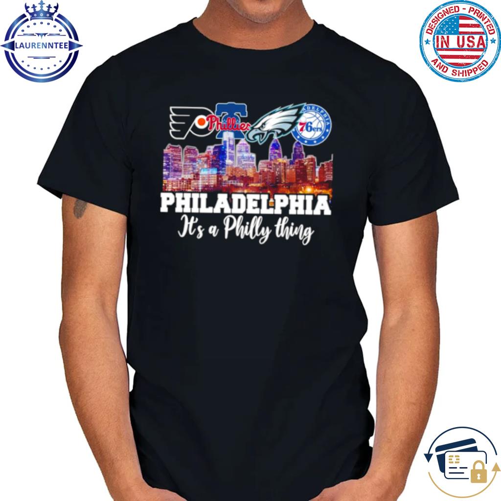 Philadelphia It's a Philly Thing Skyline T-Shirt – Black