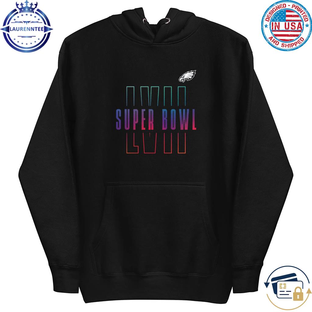 Men's Fanatics Branded Black Philadelphia Eagles Super Bowl LVII Open Sky  Pullover Hoodie