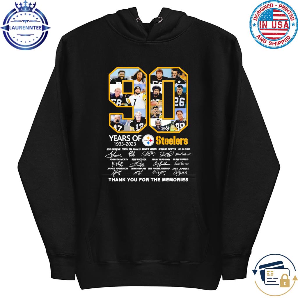 Hall of fame Pittsburgh Steelers thank you for the memories shirt, hoodie,  sweater and v-neck t-shirt