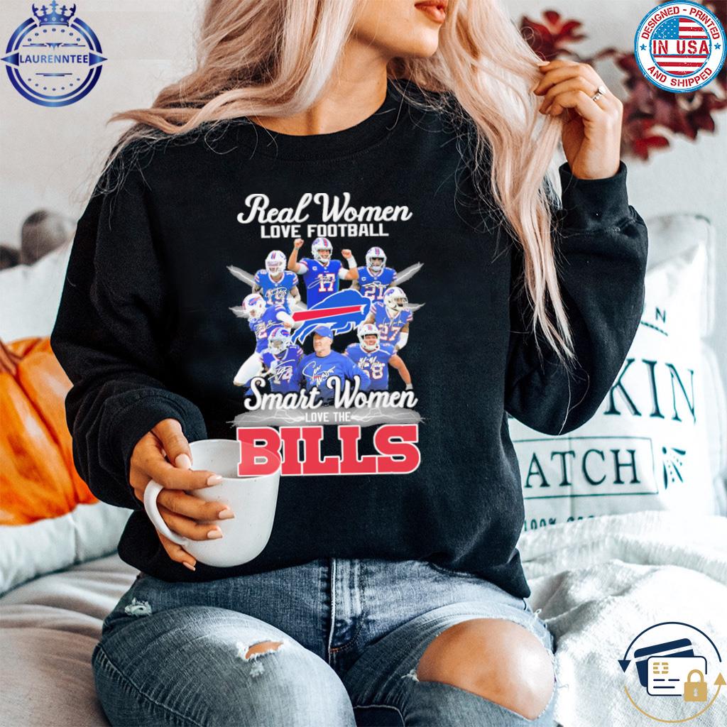 Premium Buffalo Bills real women love baseball smart women love