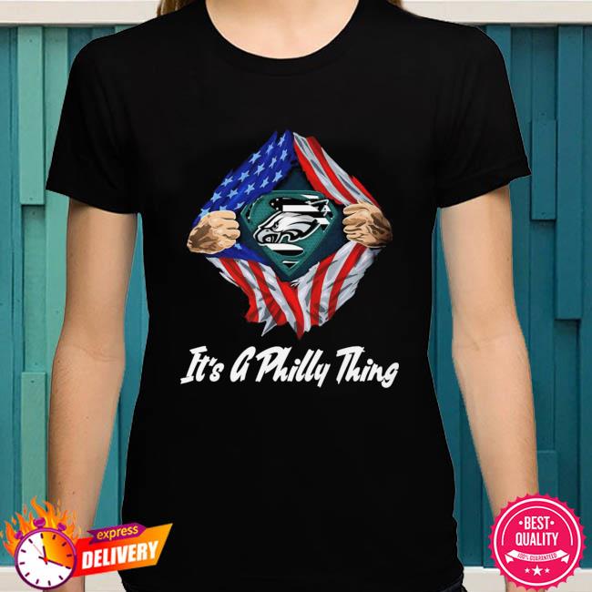 Blood Inside Me Superman Philadelphia Eagles Shirt - Teespix - Store  Fashion LLC