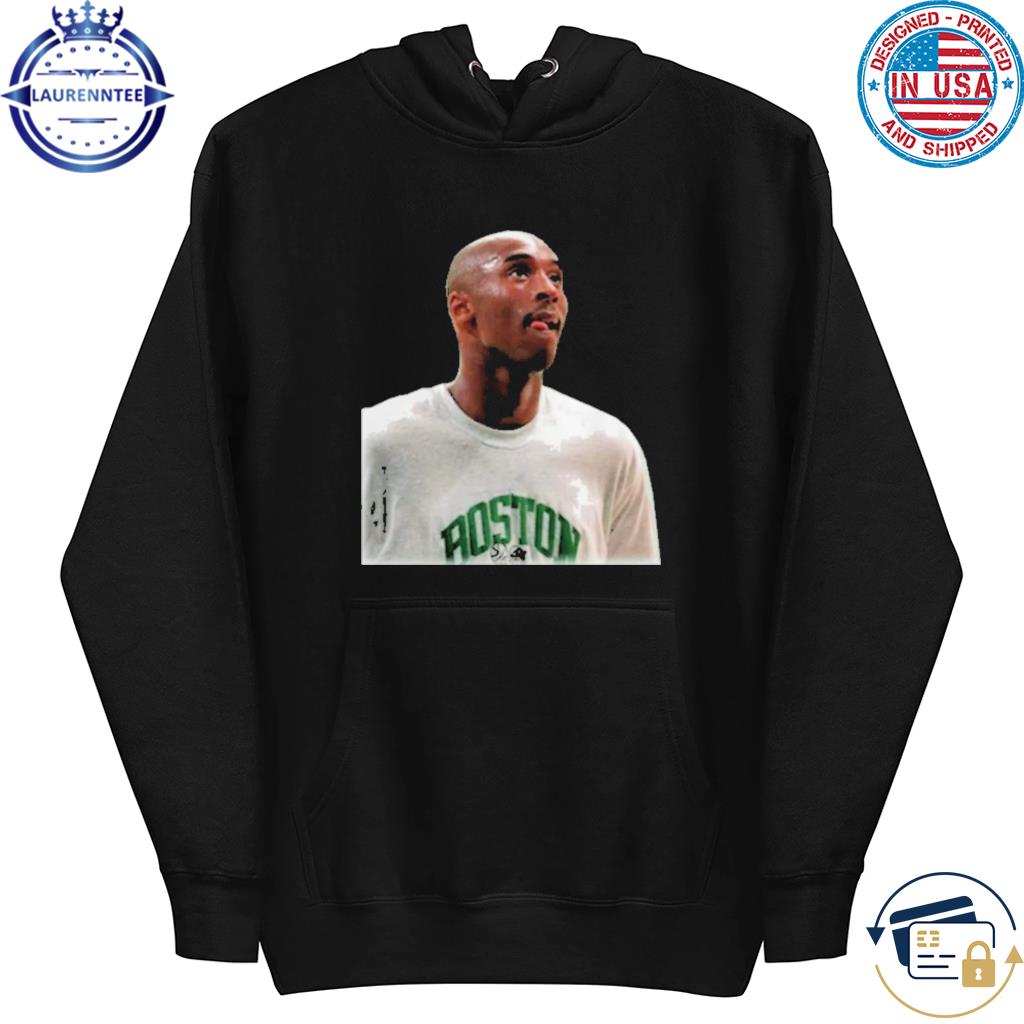 Kobe Bryant In Celtics Gear Tee Shirt - Sgatee