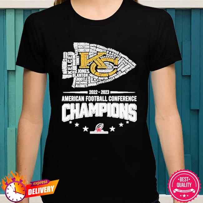 Chiefs champions American football Conference 2022 2023 shirt - Guineashirt  Premium ™ LLC