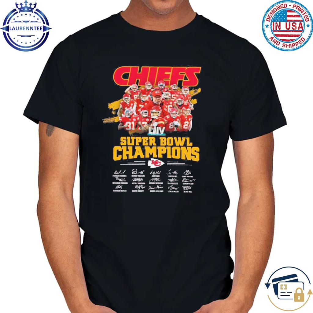 Premium Kansas city Chiefs all team super bowl champions signatures 2023 shirt