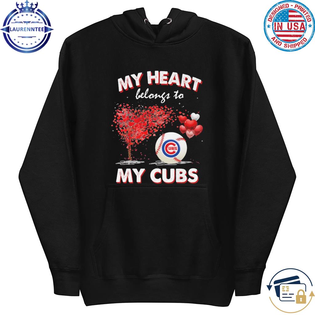 Premium My heart belongs to my chicago cubs s hoodie
