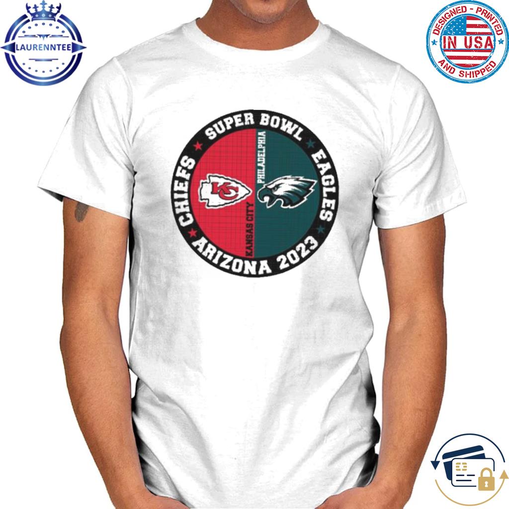 Premium Super bowl lvii Chiefs vs eagles final logo 2023 shirt