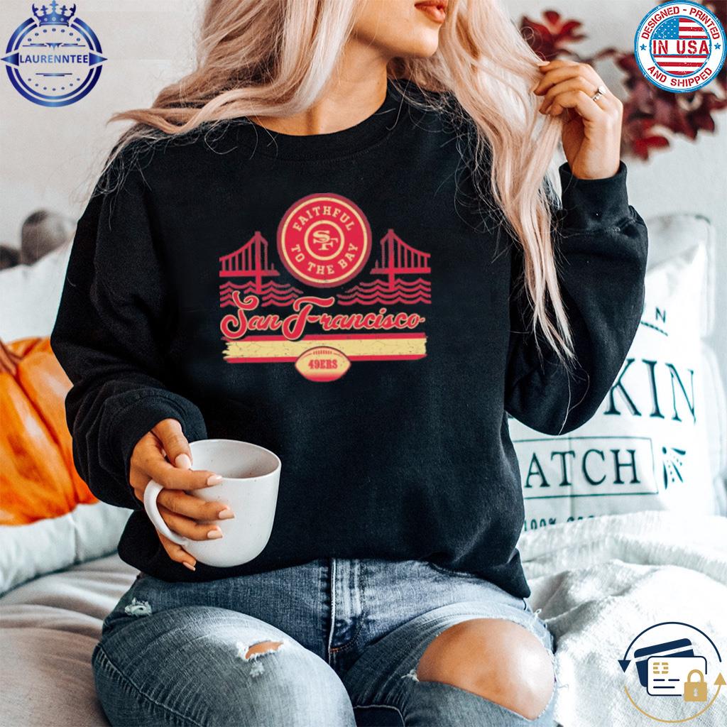 Women's '47 White San Francisco 49ers Statement-Long Sleeve T-Shirt 