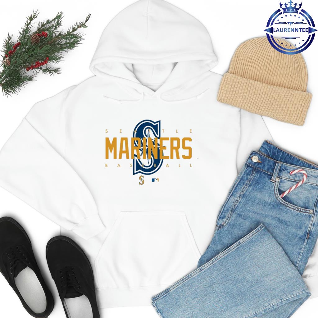 seattle mariners authentic collection pregame logo shirt, hoodie