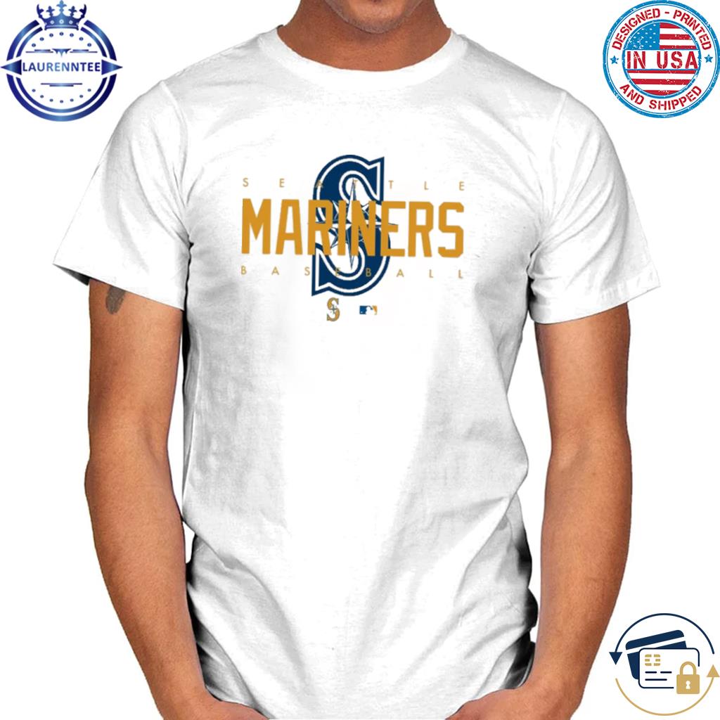 seattle mariners authentic collection pregame logo shirt, hoodie