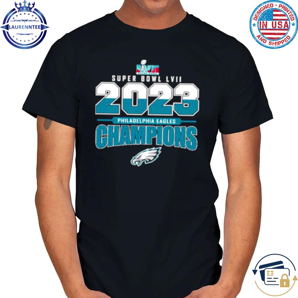 Super Bowl LVII 2023 Philadelphia Eagles Champions top shirt