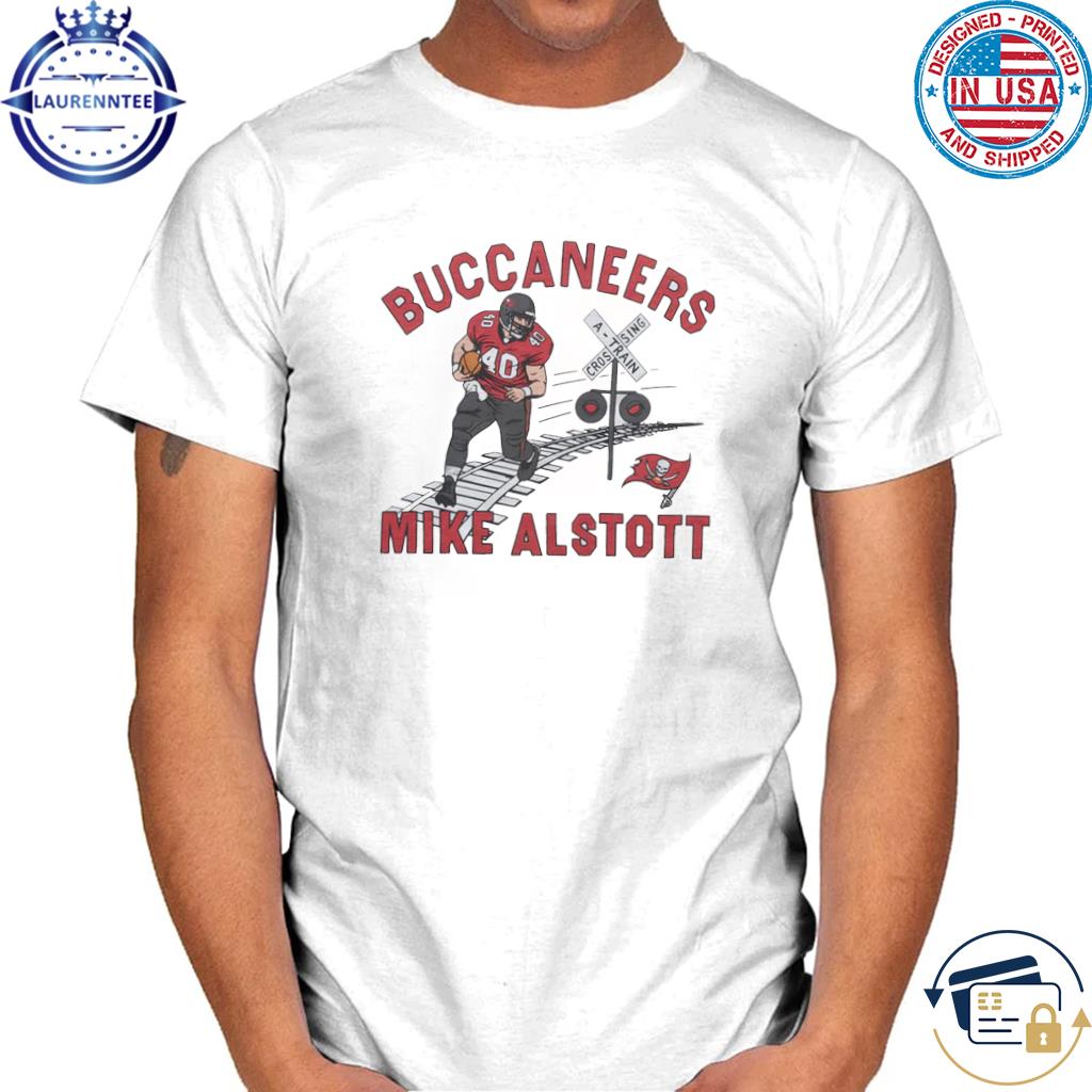 Tampa Bay Buccaneers Mike Alstott T-Shirt from Homage. | Officially Licensed Vintage NFL Apparel from Homage Pro Shop.