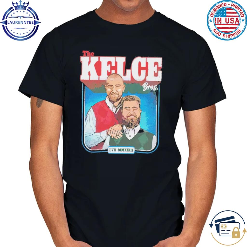The Kelce Brothers Philadelphia vs Kansas City Champion Bowl LVII 2023 T-Shirt