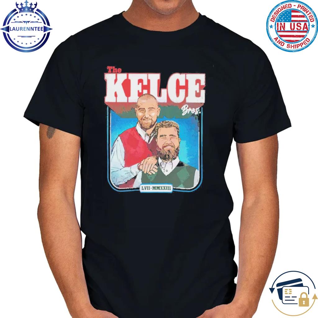The Kelce Brothers Philadelphia vs Kansas City Champion Bowl T-Shirt