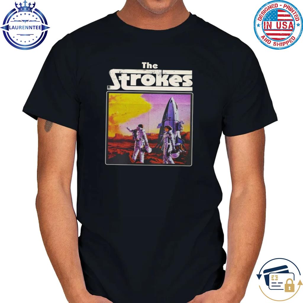 The strokes landed on the moon shirt