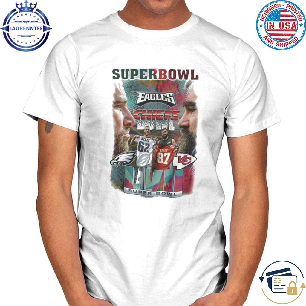Travis Kelce Vs Jason Kelce At Super Bowl LVII T-Shirt