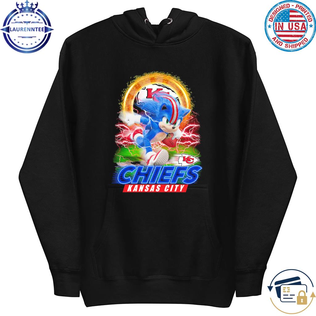 Sonic The Hedgehog Playing Rugby Football Kansas City Chief Shirt, hoodie,  sweater and long sleeve