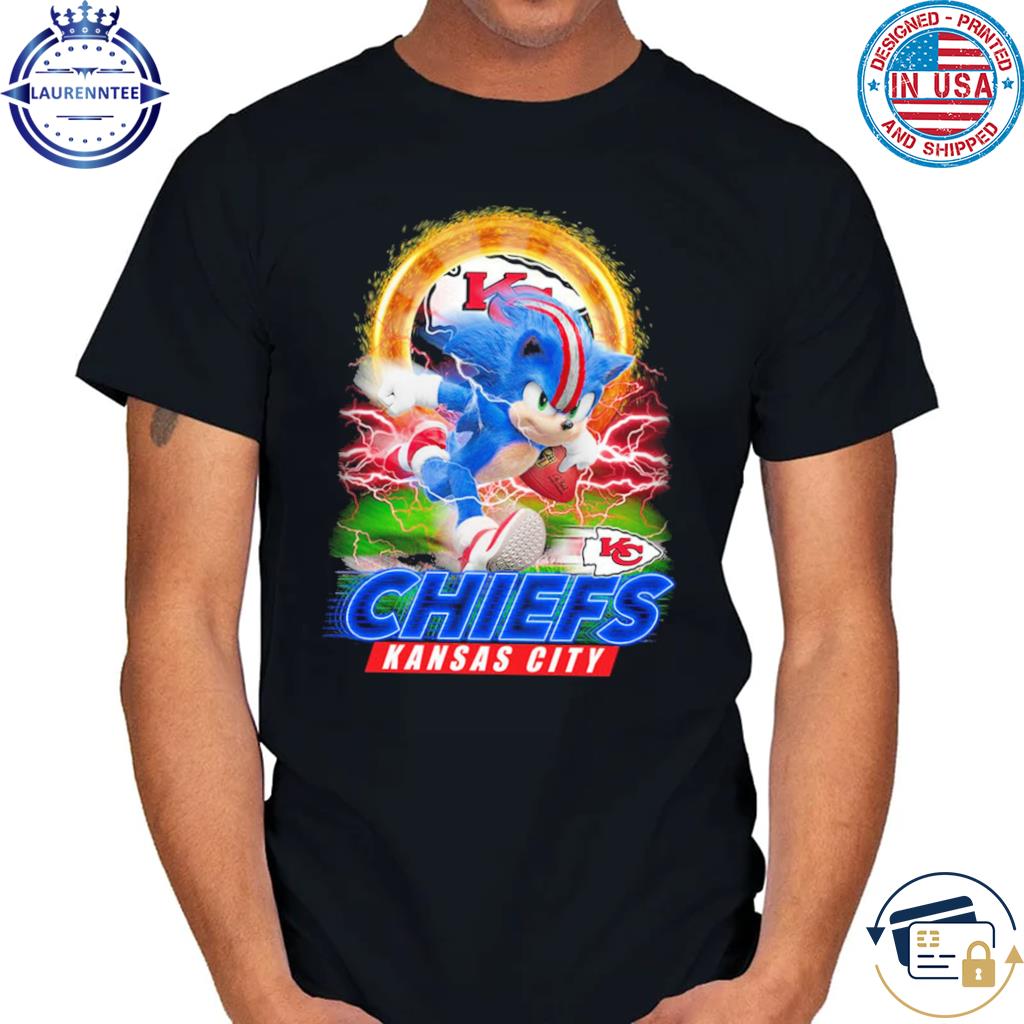 Sonic The Hedgehog Playing Rugby Football Kansas City Chief Shirt, hoodie,  sweater and long sleeve