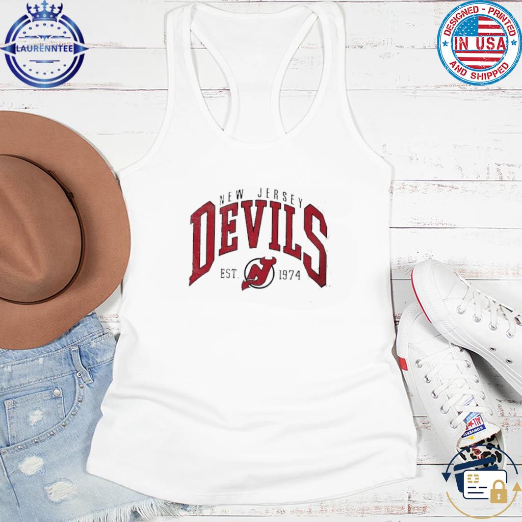 New Jersey Devils Sweatshirt, NJ Hockey Shirt, Vintage Ice Hockey KV3300