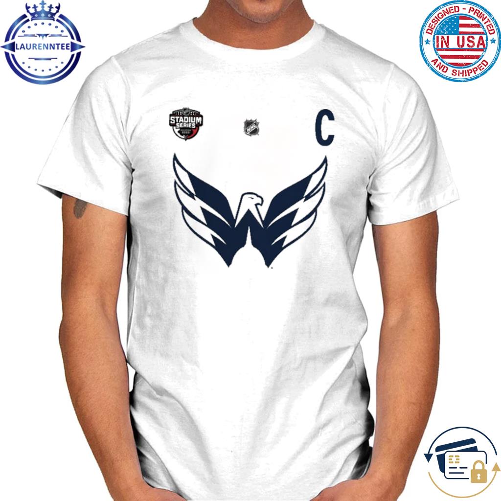 Men's Washington Capitals Alexander Ovechkin Fanatics Branded White 2023  NHL Stadium Series Name & Number T