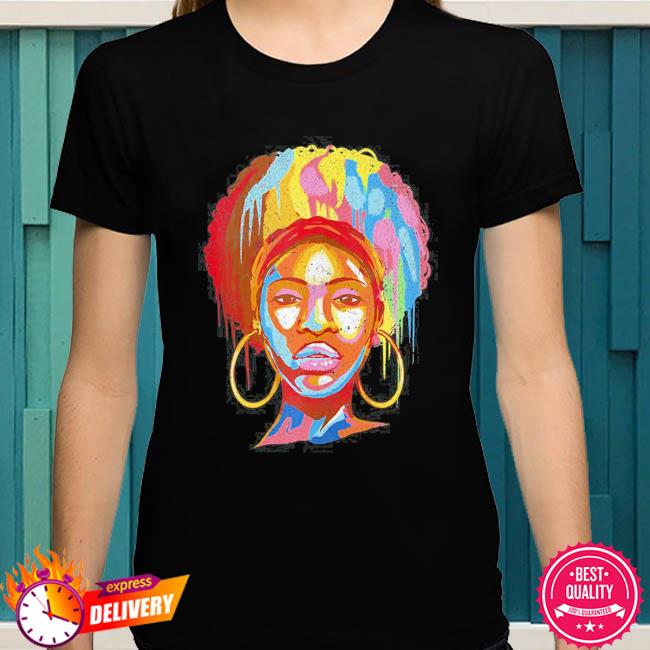 Black Woman Shirt Melanin Dripping Lips Shirt -  Israel