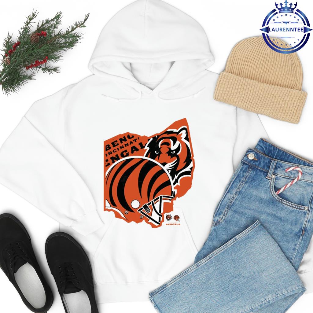 Cincinnati bengals new era white gameday state shirt, hoodie, sweater, long  sleeve and tank top