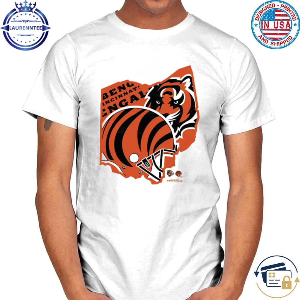 Cincinnati bengals new era white gameday state shirt, hoodie, sweater, long  sleeve and tank top