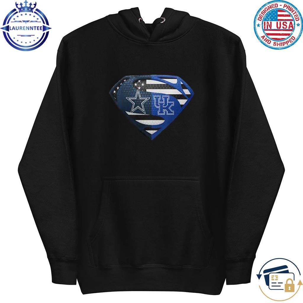 Dallas Cowboys and Texas Rangers Superman shirt sweater