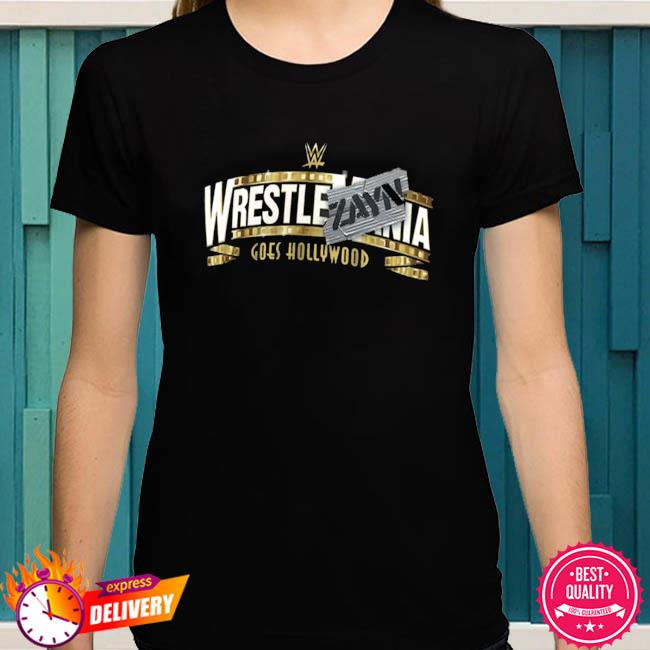 Mitchell & Ness Black WWE WrestleMania 39 Shirt - Yeswefollow