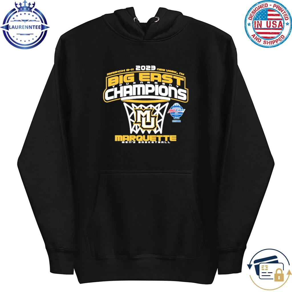 Men's Blue Marquette Golden Eagles Long Sleeve Hoodie T-Shirt