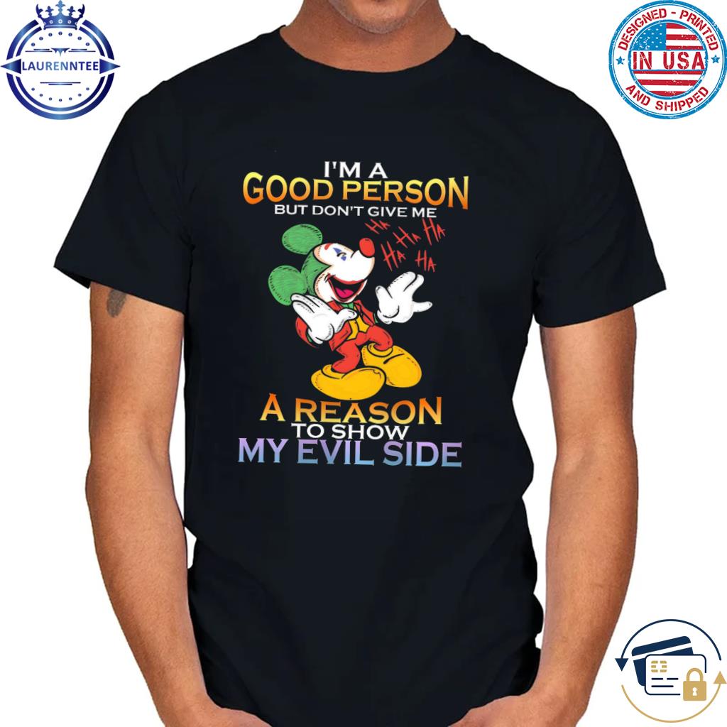evil mickey mouse shirt