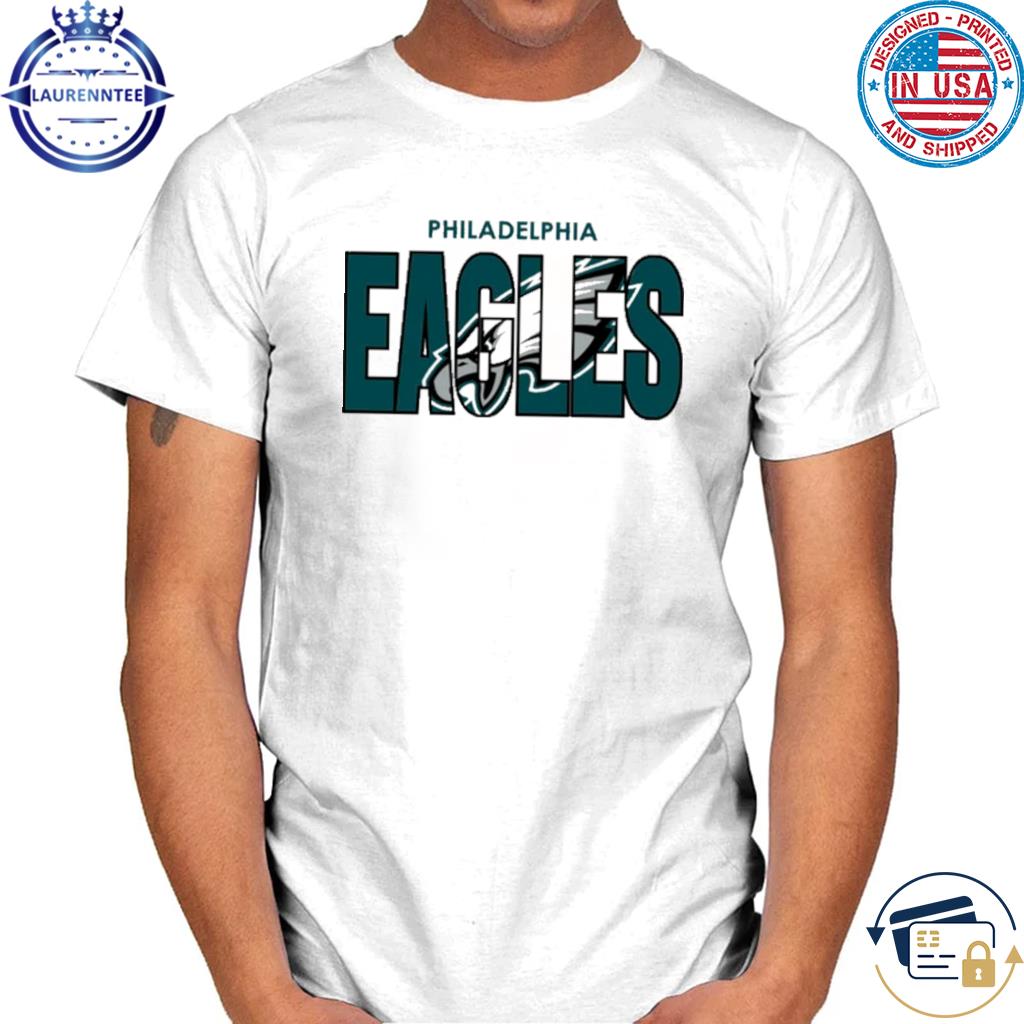 New Era / Women's Philadelphia Eagles Established V-Neck White T-Shirt