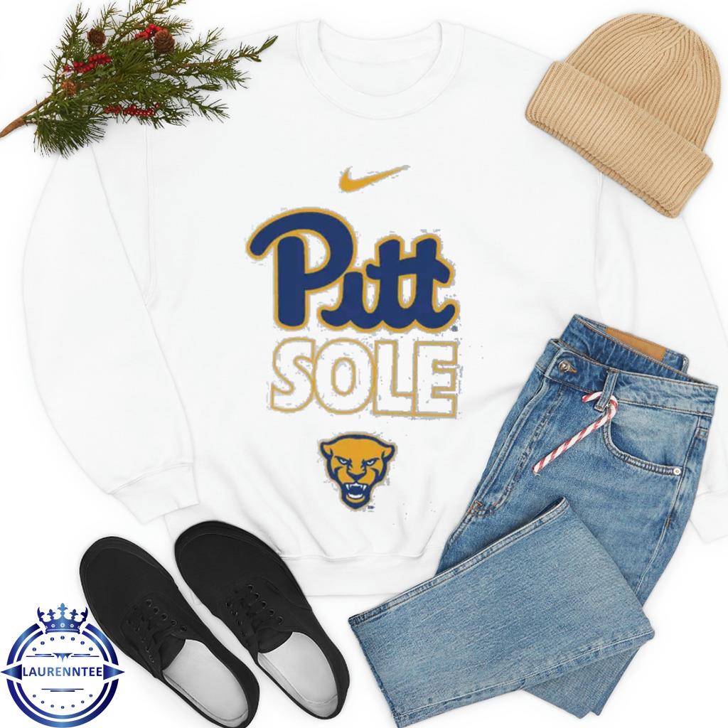 Nike Pitt Panther Club Fleece Crew - White