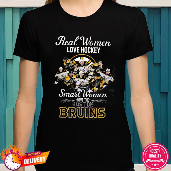 Boston Bruins Womens Big Logo V-Neck Sweater (Black) 