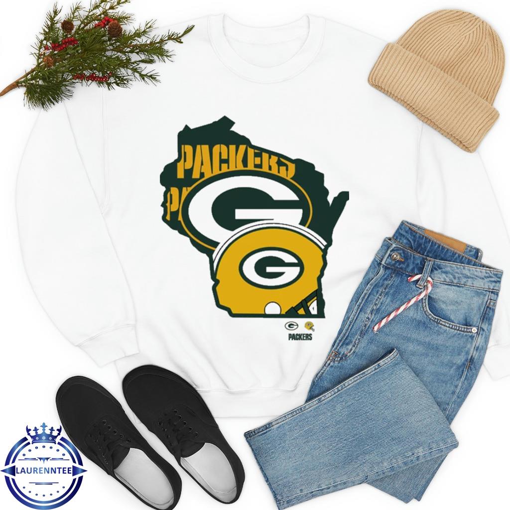 Official nfl green bay packers white gameday state sweater shirt, hoodie,  sweater, long sleeve and tank top