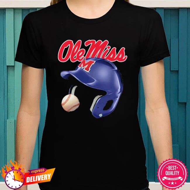 Ole miss authentics ole miss rebels batting helmet 2023 shirt