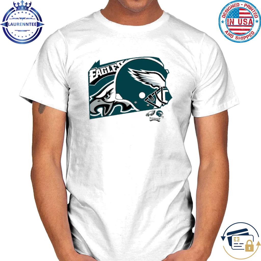 Men's Philadelphia Eagles New Era White Gameday State T-Shirt in 2023