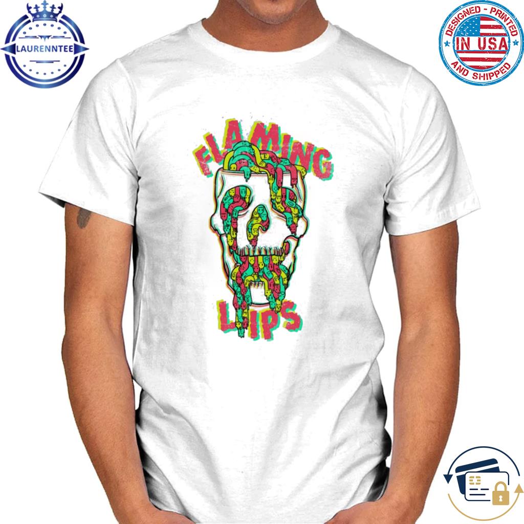 Pop Art Skull The Flaming Lips T-Shirt