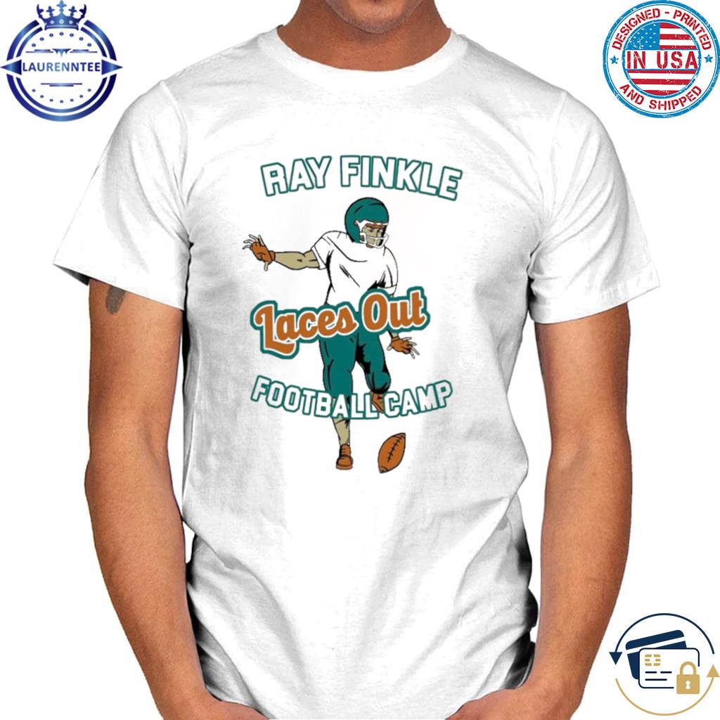 Premium Ray finkle laces out football camp shirt